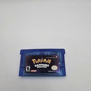 Pokémon Gameboy Advance Game Sapphire Version - Reproduction
